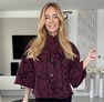 Candell kabát burgundi – Női átmeneti kabát – Innova Fashion – 3. kép